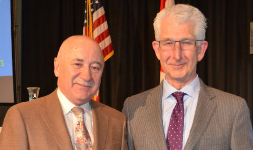 Hal Gershman receives 2016 Impact Award from EDC Board Chair Dwight Thompson