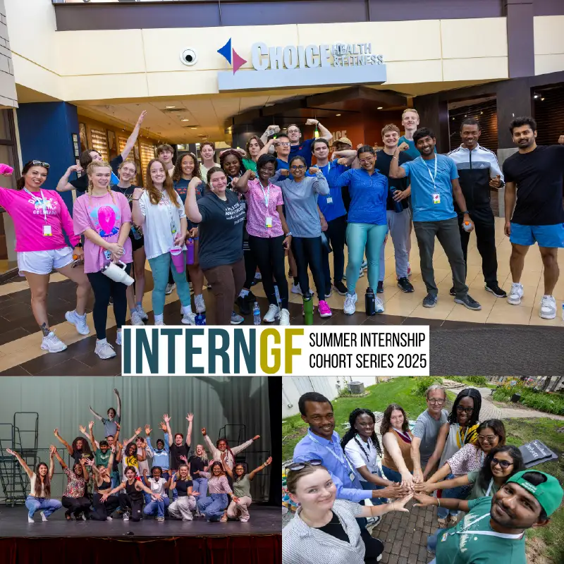 A collage of pictures from the InternGF Summer Cohort Experience days 4 and 5.
